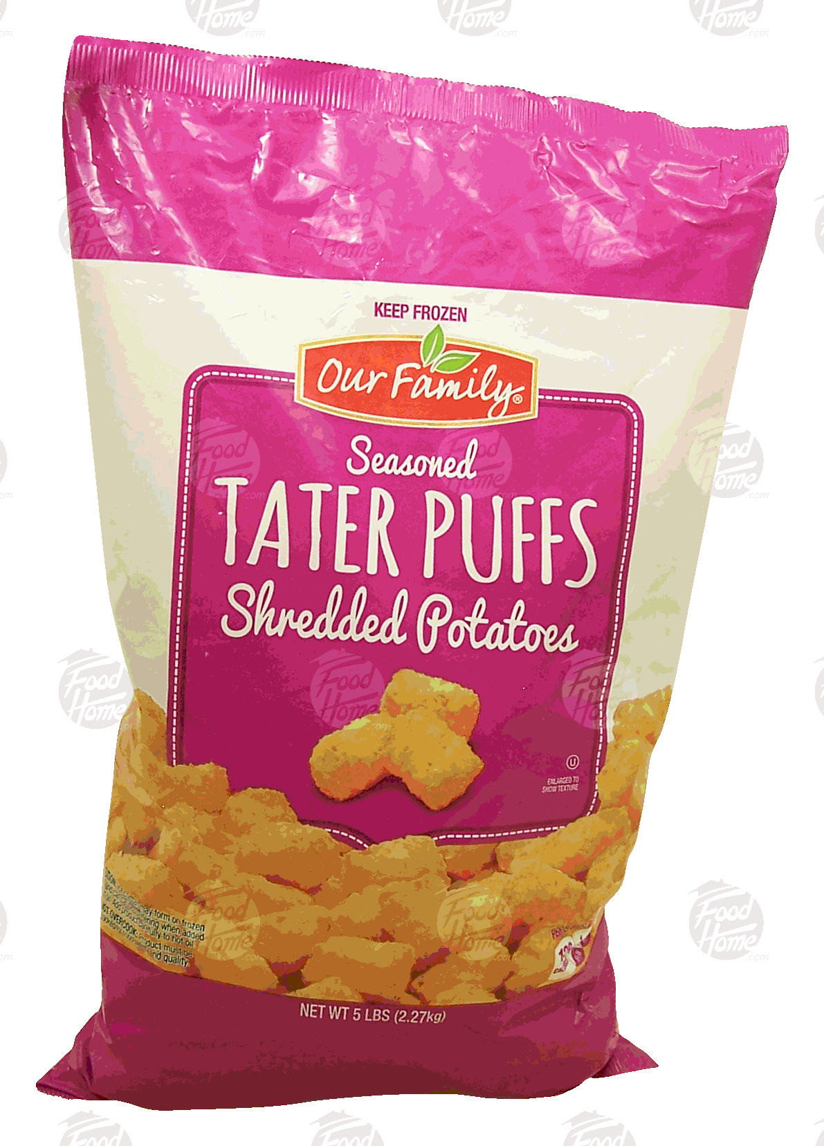 Our Family  seasoned tater puffs shredded potatoes Full-Size Picture